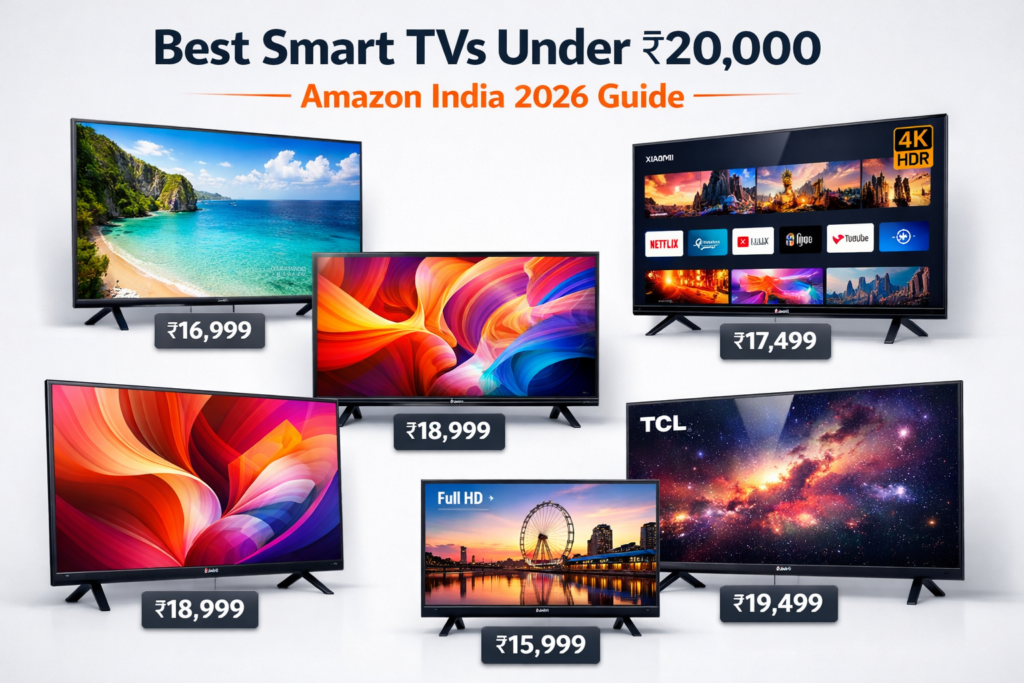 Best Smart TVs Under ₹20,000 on Amazon India (2026 Guide)
